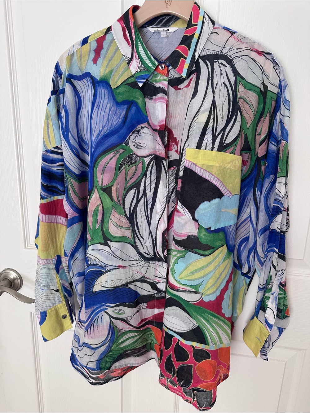DESIGUAL OVERSIZED SHIRT💙❤️🩵💛🩷